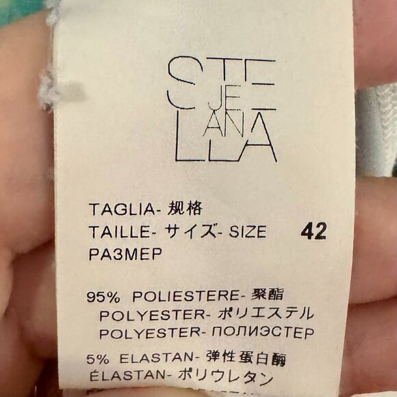 Stella Jean Multicolor Tropical Print Midi Dress Size 6 (IT 42) - Picture 7 of 7